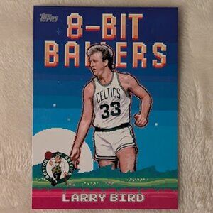 OB1 2025 TOPPS "8-Bit Baller" Larry Bird Card #8B-25